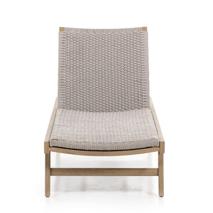 Delano Outdoor Chaise Lounge In Brown