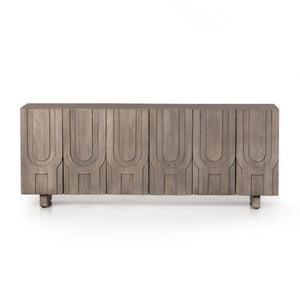Rivka Media Console In Aged Grey