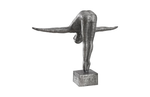 Diving Sculpture, Aluminum, Smallall
