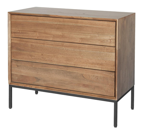 Hathaway Chest 3 Drawers In Newton Brown