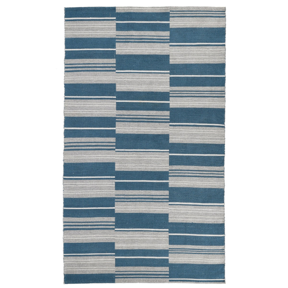 Colton Stripe Indoor/Outdoor Rug - Cabana Blue 8'x10'