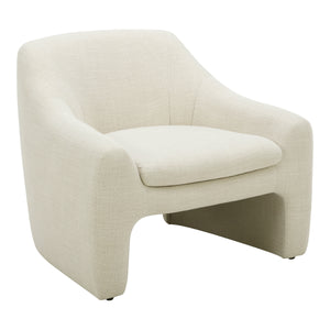 Kenzie Accent Chair in Textured Dune Fabric