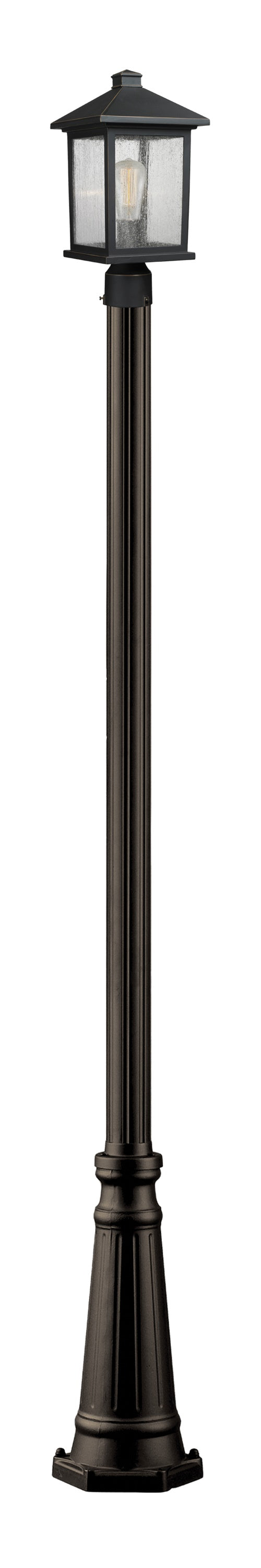 Portland 1 Light Outdoor Post Light in Oil Rubbed Bronze Finish