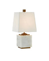 Annelore Table Lamp In White & Antique Brass