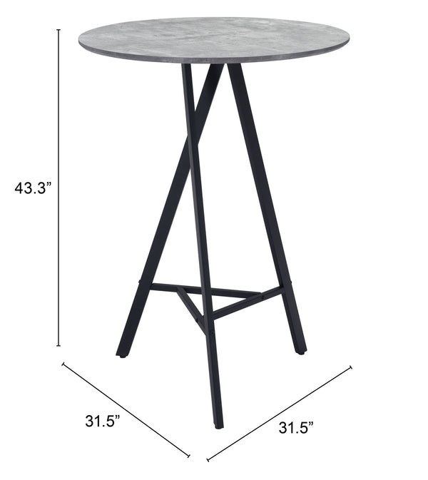 Metz Bar Table Gray