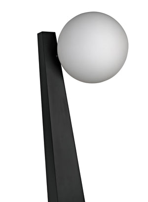 Roy Floor Lamp, Black Metal