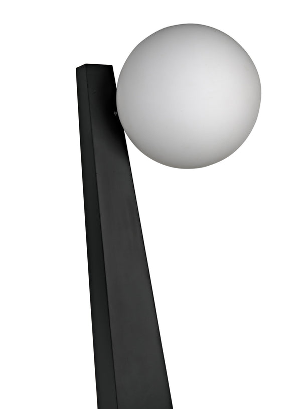 Roy Floor Lamp, Black Metal