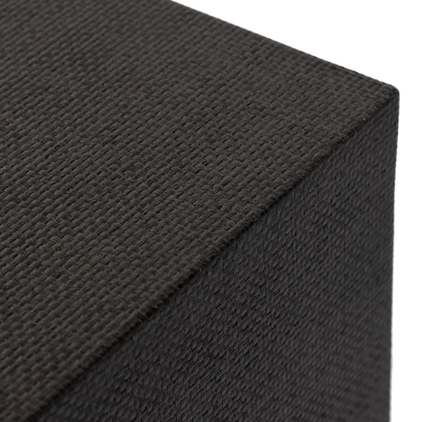 Fiona 6 Drawer Dresser In Black Raffia