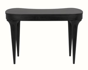 Rennie Mahogany Desk in Hand-Rubbed Black Finish