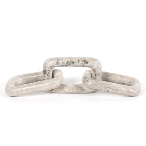 Marble Chain In Creamy Taupe Marble