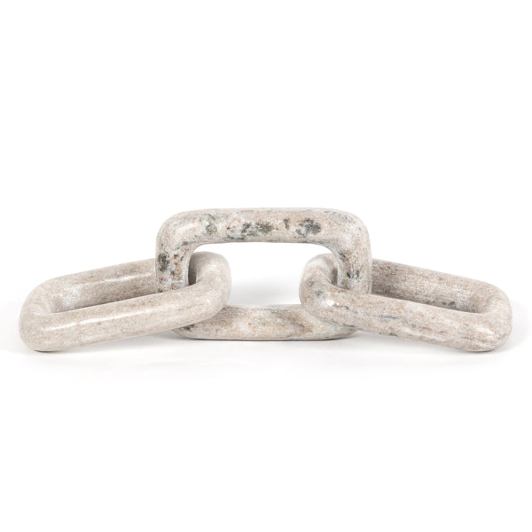 Marble Chain In Creamy Taupe Marble