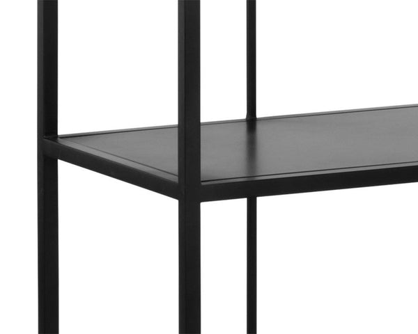 ALCOVE BOOKCASE - BLACK