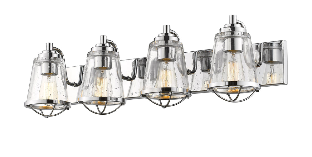 Mariner 4 Light Vanity in Chrome Finish