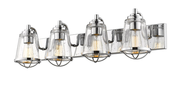 Mariner 4 Light Vanity in Chrome Finish