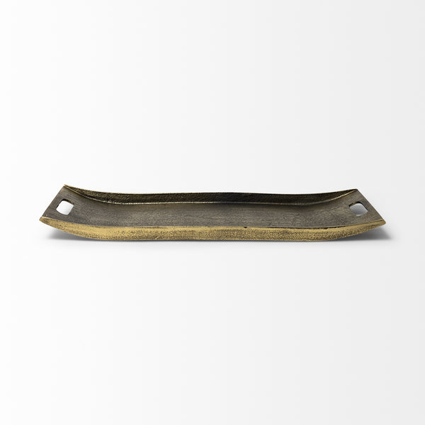 Drey 24L x 10W Gold Rectangular Tray