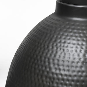 Minerva 19x22 Metallic Gray Hammered Detail Pendant Light