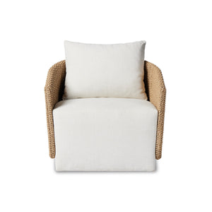 Maven Outdoor Swivel Chair - Alessi Linen