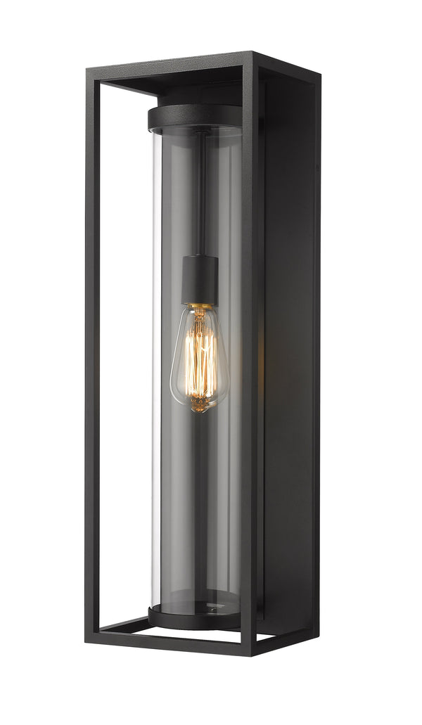 Dunbroch 1 Light Outdoor Wall Sconce in Black Finish