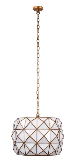 Hollywood 1-Light Glass and Metal Pendant