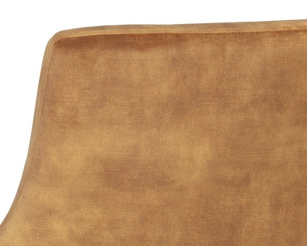 ALETTA LOUNGE CHAIR - NONO TAPENADE GOLD