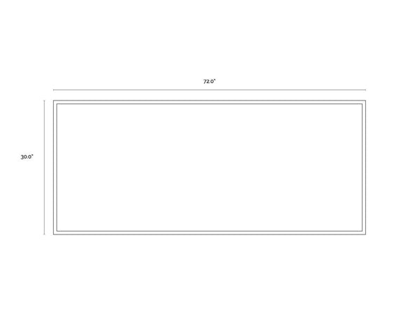 DESERT SANDS - 72" X 30" - GOLD FLOATER FRAME