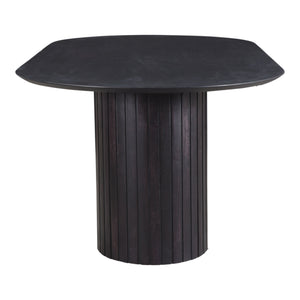 Povera Dining Table Black Acacia Wood