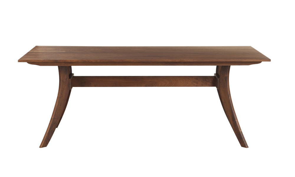 Moe's Florence Small Dining Table in Brown Walnut