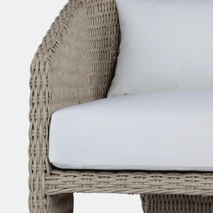 Fae Outdoor Dining Chair in White