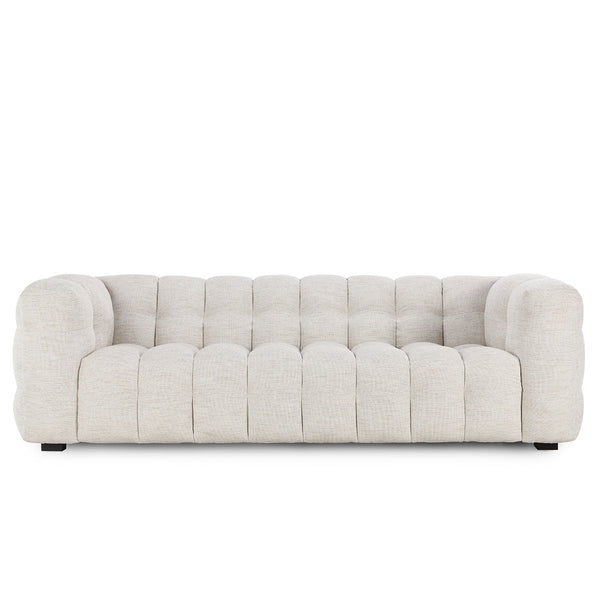 Walter Upholstered Sofa with Tufting in Beige