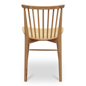 Moe's Marley Spindle-Back Dining Chairs Oak Set of 2