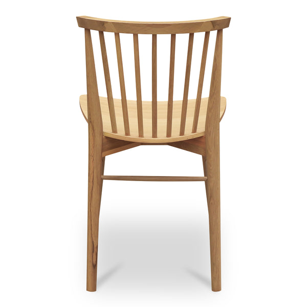 Moe's Marley Spindle-Back Dining Chairs Oak Set of 2