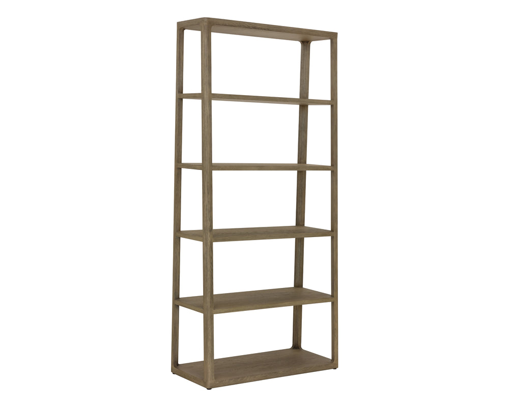 DONCASTER BOOKCASE - LARGE - SMOKE GREY