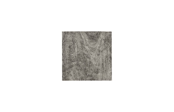 Origins Pedestal, Mitered Chamcha Wood, Grey Stone, Large