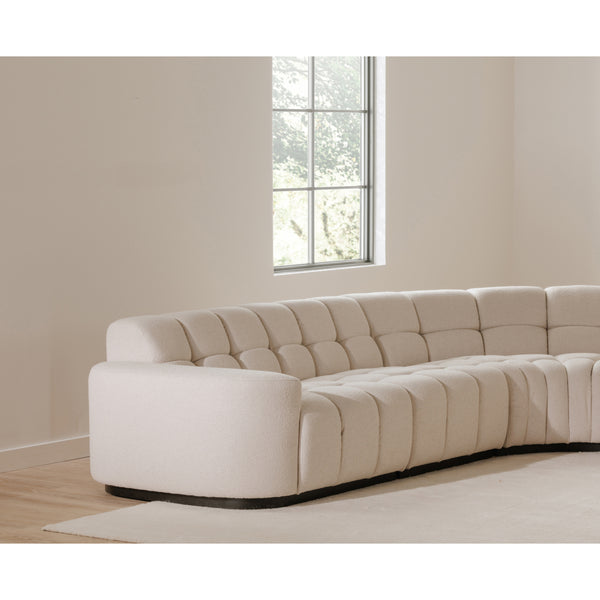 Moe's Roman L-Shaped Sectional in Beige