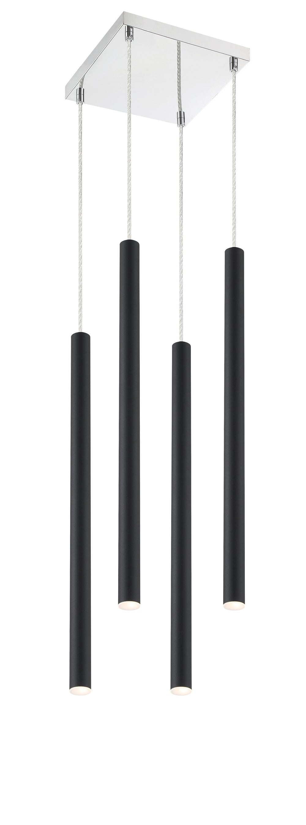 Forest 4 Light Island/Billiard in Chrome Finish