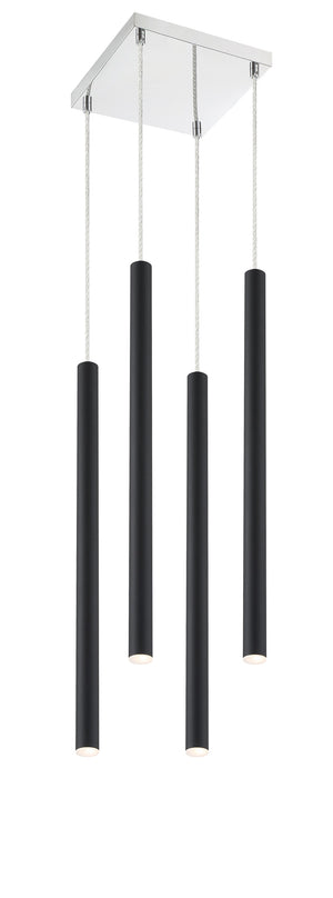 Forest 4 Light Island/Billiard in Chrome Finish