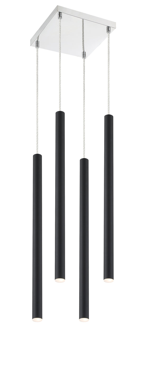 Forest 4 Light Island/Billiard in Chrome Finish
