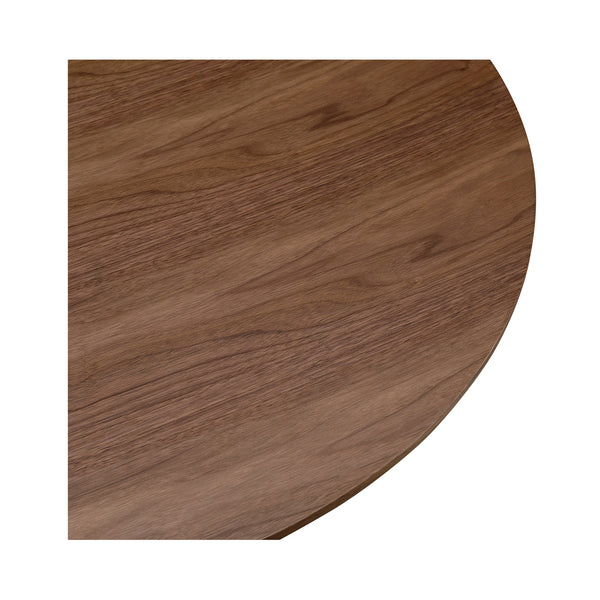 Moe's Otago 47" Round Walnut Dining Table