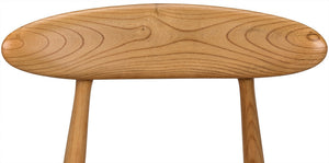 Surf Chair in Sungkai/Mindi with Clear Coat Finish