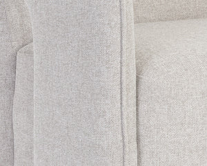 Kendrick Swivel Lounge Chair - Belfast Heather Grey