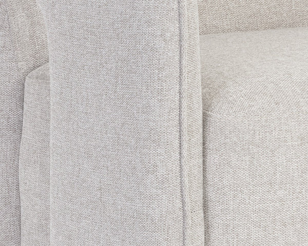 Kendrick Swivel Lounge Chair - Belfast Heather Grey