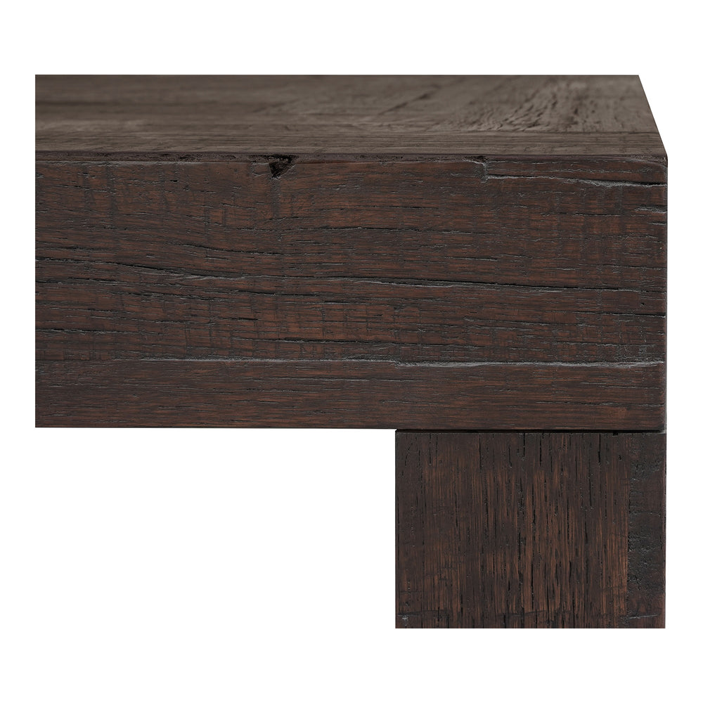 Evander Rustic Brown Reclaimed Oak Coffee Table
