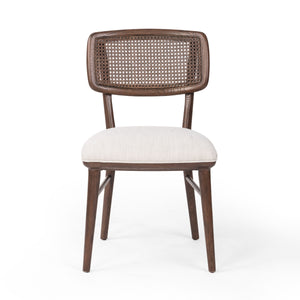 Beacon Dining Chair In Hockney Linen