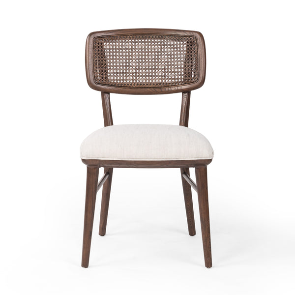 Beacon Dining Chair In Hockney Linen