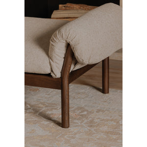 Cardero Daybed with Spindle Detailing in Beige