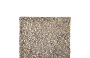 String Theory Pedestal, Silver Leaf, Large