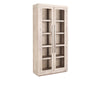 Bradley Solid Oak Tall Cabinet - Coastal White
