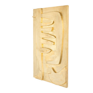 Cladded Brass Wall Art, "Fire" #4 (sold as is)