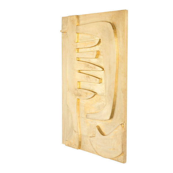 Cladded Brass Wall Art, "Fire" #4 (sold as is)