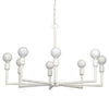 Park 8-Light Gesso Chandelier